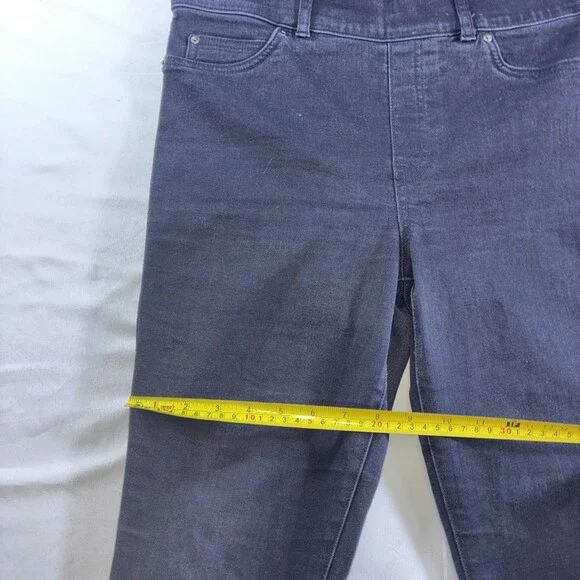 Spanx Stretch Jeans Women’s Size L Black Jeggings - Picture 7 of 13